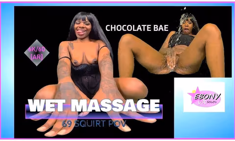 Wet Massage Ebony Squirting Pov 69  Reverse Cowgirl Passthrough VR porn video