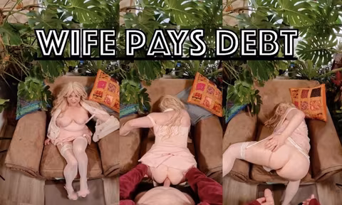 Wife Pays Debt VR Porn Video