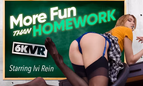 More Fun Than Homework VR Porn Video