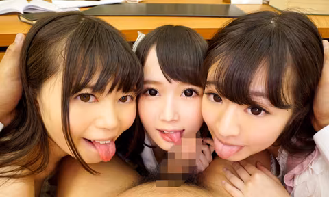 NonStop Cumming with Three Beautiful Voice Actresses Part 3 VR Porn Video