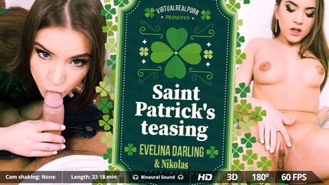 Saint Patricks teasing VR Porn Video