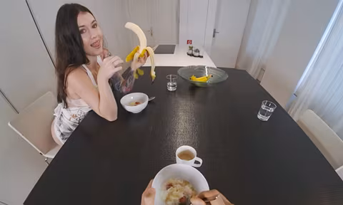 Do you like breakfast with cream VR Porn Video