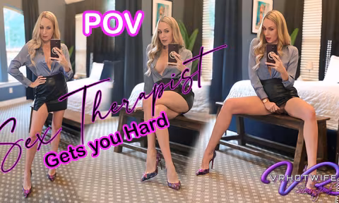 Therapists Dildo JOI Cum x2 on My Face VR Porn Video