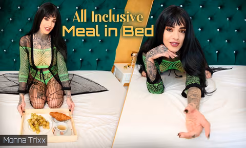 All Inclusive Meal in Bed VR Porn Video