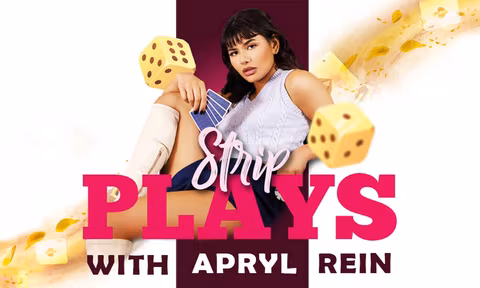 Strip Plays With Apryl Rein VR Porn Video
