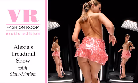 Alexias Treadmill Show With Slowmo VR Porn Video