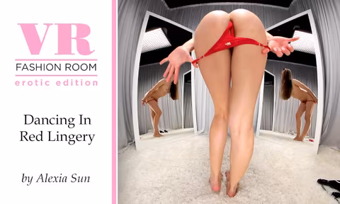 Dancing In Red Lingery And Without It VR Porn Video