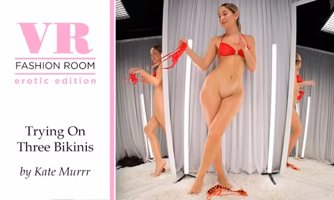 Trying On Three Bikinis By Kate VR Porn Video